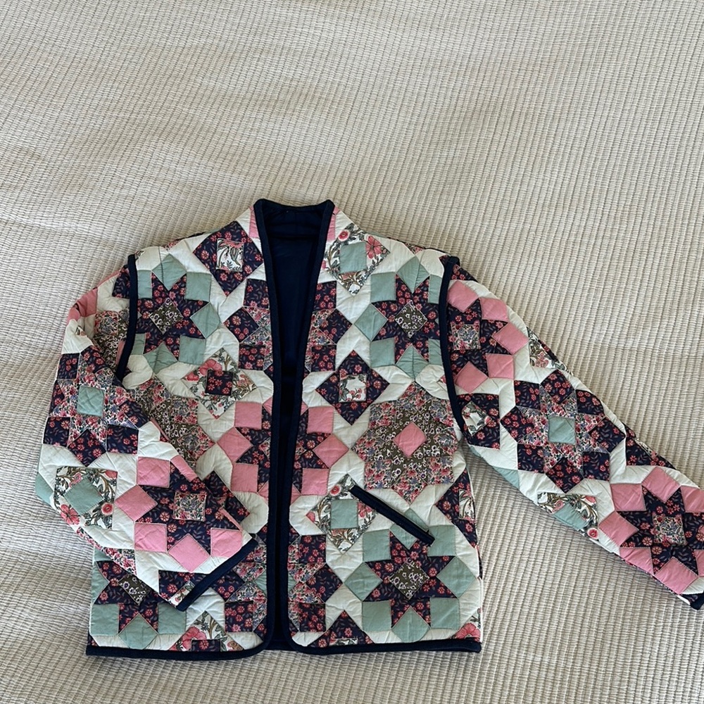 Floral Patchwork Quilted Jacket